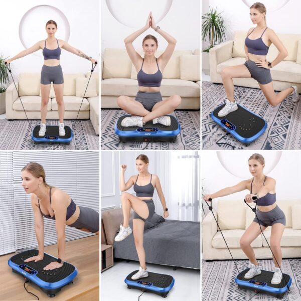 99430106453e422e8dbd36c05019dd3d Vibration Plate Fitness Platform Exercise Machine Vibrating Lymphatic Drainage Shaking Full Body Shaker Workout Vibrate Stand Shake Board Sport Gym for Weight Loss Fat Burner for Women Men