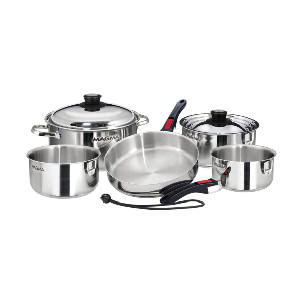 Magma 10 Piece Stainless Steel Nesting Induction Cookware