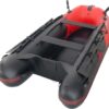 Inflatable Boat | Yacht Dinghy Tender Raft | Multi Person Fishing Boat | Aluminum Floor Oars | Fishing Rod Holders | Heavy-Duty PVC | 2024 Model |