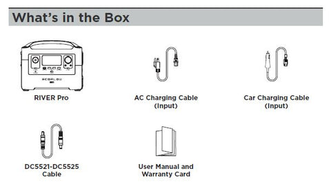 EcoFlow RIVER Pro Portable Power Station 600W 720Wh EFRIVER600PRO-AM