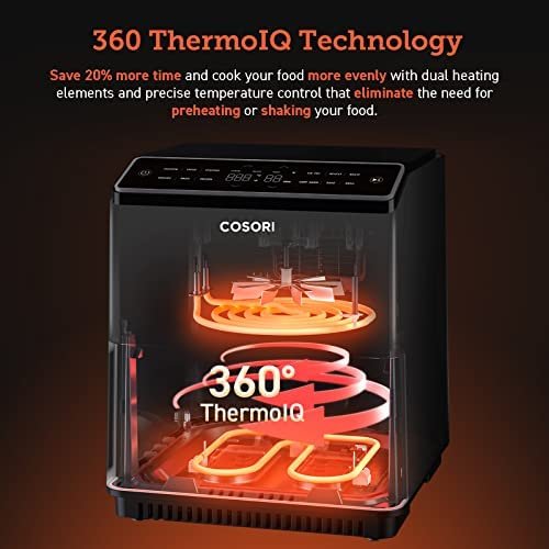 9b4e7f84d0354ad1b773455a06c59ae2 Air Fryer 6.8Qt, Dual Blaze with 360 ThermoIQ Tech