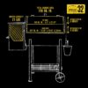 700FB Wood Fired Pellet Grill with Flame Broiler, 700 Sq. In. Cooking Space