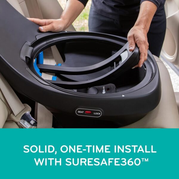 Revolve360 Extend Convertible Car Seat with 360 Degree Rotation, Extended Rear-Facing, Forward-Facing, Booster Mode, and Secure Latch Install, Revere Gray