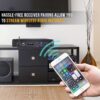 2-Channel Bluetooth Power Amplifier – 2000W Bridgeable Rack Mount Pro Audio Sound Wireless Home Stereo Receiver w/TRS XLR Input,LCD, Bridge Mode, Cooling Fan – Entertainment Speaker System