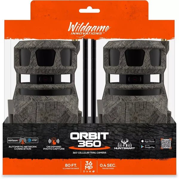 9b984c8d1b944a8aa16529168d757967 Wildgame Innovations 360 36.0 MP Infrared Cellular Game Camera 2-Pack