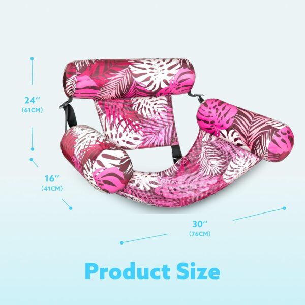 9bac770dd94a4320bb7f323a053840e1 SLOOSH Inflatable Pool Floats Adult,2 Packs Floating Lounge Chairs,Blow up Pool Noodles for Adult Heavy Duty,Floating Chair for Party Summer Water Beach Lake Fun