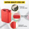 VEVOR Jerry Fuel Can with Flexible Spout System, 5.3 Gallon/20 L