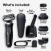 Braun Series 7 7085cc Flex Rechargeable Wet Dry Men s Electric Shaver with Clean Charge Station, Stubble Beard Trimmer