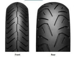 9caeb8d2f6394693a7d84ee942967658 130/70R-18 Bridgestone Exedra G853F Radial Front Tire