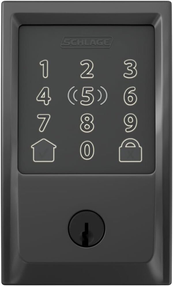 9cb1d3e9a2694d008e66efaf19aefd51 Encode Plus Smart Wi-Fi Lock for Front Door, Keyless Entry Deadbolt, Unlock with Apple Watch, Built-in WiFi and App Control, Easy Install, Alexa & Apple HomeKit Compatible, Matte Black