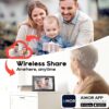 15.6′′ Digital Picture Frame, 64GB 1920 x 1080 IPS Touch Screen Electronic Photo Frame, Pre-Load Photo Gift Mode Without Open Package, Auto-Rotate, Wall/Table Mountable, App Share Photos, Black