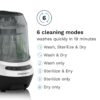 Baby Bottle Washer Pro – Baby Bottle Washer, Sterilizer + Dryer – All in One Machine Cleans Bottles, Pump Parts, & Sippy Cups – Replaces Hand Washing, Bottle Brushes and Drying Racks-Brezza