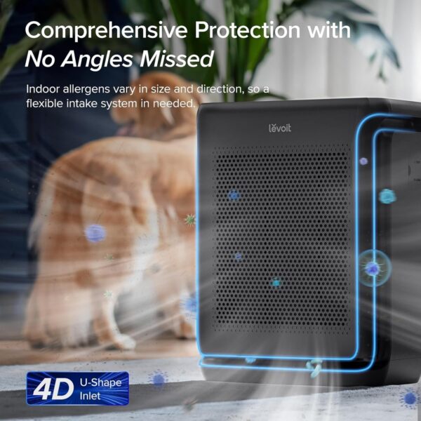Air Purifiers for Home Large Room Up to 1800 Ft2 in 1 Hr with Washable Pre-Filter, Air Quality Monitor, Smart WiFi, HEPA Sleep Mode for Allergies, Pet Hair in Bedroom, Vital 200S-P, White