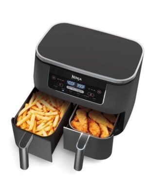 8-Quart 6-in-1 Dual Zone Air Fryer with Broil Rack