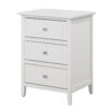 Solid + Manufactured Wood Nightstand