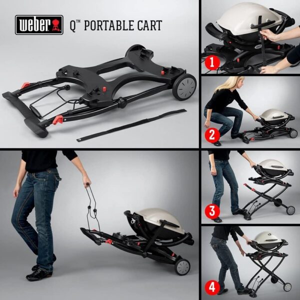 9e29c731f6544d98b185db338981ebc0 6557 Q Portable Cart, 28.2 x 21 x 25 , Black