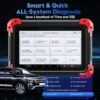 D7 Automotive OBD2 Scanner with ECU Coding, Bidirectional Controls, 36+ Resets, Android 10, Full System Diagnostics, 3-Year Updates