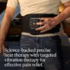 RecoveryTherm Back – Hot Vibration Back and Core Wrap for Athletes – Advanced Hot Vibration for Pain Relief Wrap with Cryothermal Technology – One Size Fits All