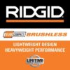 RIDGID R8648B 18V SubCompact Brushless Cordless One-Handed Reciprocating Saw (Tool Only)