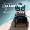 Robotic Pool Vacuum Cleaner All Pools up to 33 FT – Wall Climbing Scrubber Brush