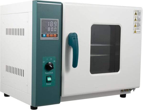 9ee9df4d506746658f72620eb3da7f41 110V 1000W Horizontal Electric Blast Drying Oven 45L/12Gal Lab Forced Air Convection Drying Oven with Intelligent Temperature Controller for Industrial, Schools, Research Institutes