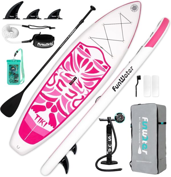 9f0a2aaa631543128a6d49672c9a25a8 FunWater Inflatable Ultra-Light Stand Up Paddle Board for All Skill Levels with Premium SUP Paddleboard Accessories,Non-Slip Comfort Deck for Youth & Adults