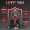 135Amp MIG Welder,110V Flux Core Welder Flux MIG/Lift TIG/Stick 3-in-1 Large LED Digital Display Welding Machine IGBT Inverter Welder FLUX-135PRO