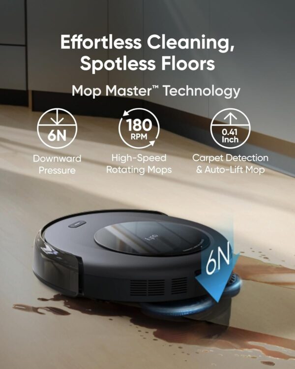 9f1549cd7a124c09847358d4768bb5d7 Robot Vacuum , Robot Vacuum and Mop Combo, Self Emptying, Auto Mop Washing and Auto Drying for Hands-free Cleaning, 7000 Pa Powerful Suction, 3.35-Inch Ultra-Slim Body, All-in-One Station