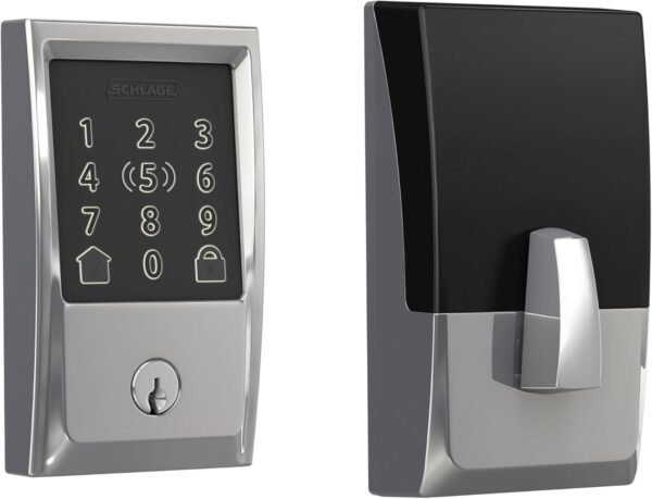 Encode Plus Smart Wi-Fi Lock for Front Door, Keyless Entry Deadbolt, Unlock with Apple Watch, Built-in WiFi and App Control, Easy Install, Alexa & Apple HomeKit Compatible, Matte Black