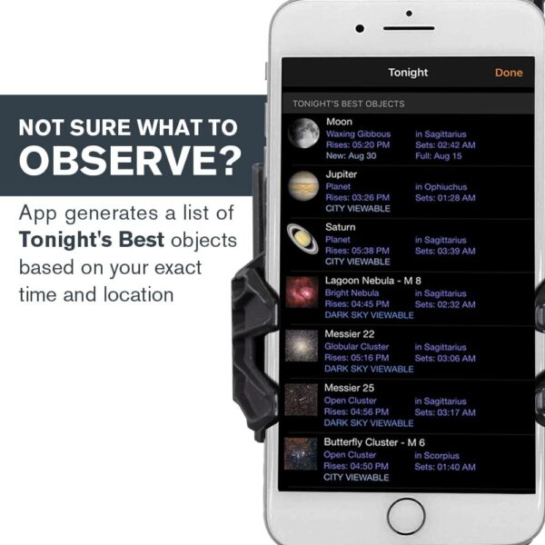 114AZ Smartphone App-Enabled Telescope – Works with StarSense App to
