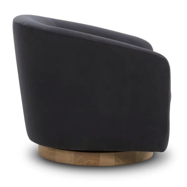 9f3700b0d2164377b0ccb1cfaa162b67 Upholstered Swivel Barrel Chair