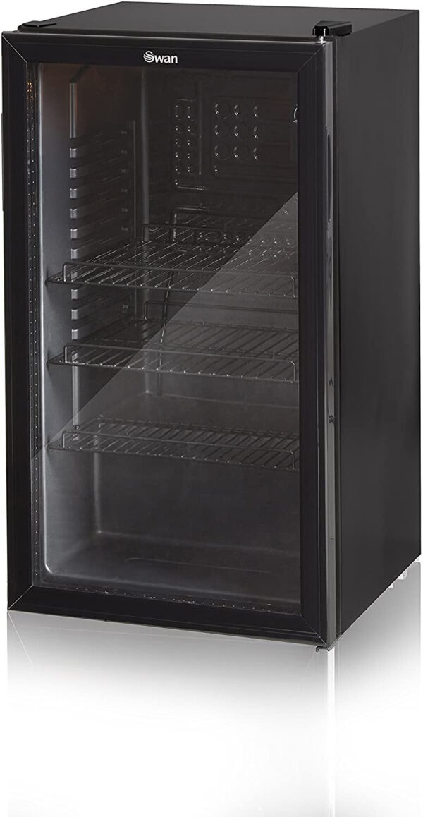9fd549784ee24a56963aec652b1538b5 80L Glass Fronted Under Counter Fridge, Wine Beer and Beverage Cooler