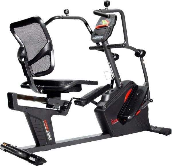 9ffacfaba078419b97616019fb2c11ad Health & Fitness Smart Recumbent Elliptical Bike with Bluetooth, 16 Resistance Levels, and App – SF-RBE4886SMART