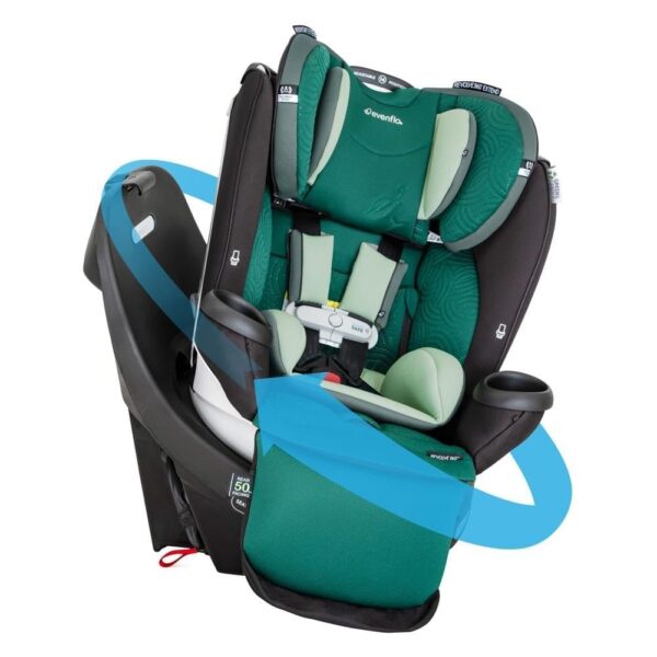 Revolve360 Extend Convertible Car Seat with 360 Degree Rotation, Extended Rear-Facing, Forward-Facing, Booster Mode, and Secure Latch Install, Revere Gray