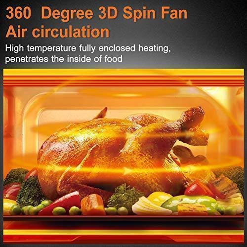 a04d7ecd85884e82a3a31827bd432836 10-in-1 Air Fryer Oven, 20 Quart Airfryer Toaster Oven Combo, 1800W Large Air Fryers, Convection Toaster Oven with Rotisserie Dehydrator, ETL Certified