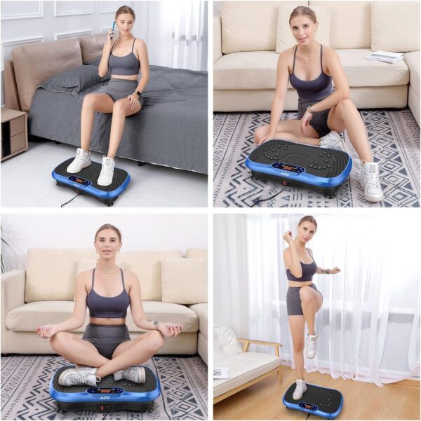 a07a058636d24d95919b6b52419cd1dc Vibration Plate Fitness Platform Exercise Machine Vibrating Lymphatic Drainage Shaking Full Body Shaker Workout Vibrate Stand Shake Board Sport Gym for Weight Loss Fat Burner for Women Men