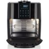 Zavor Crunch All-in-One 12.7Qt Air Fryer Oven Dehydrator with Rotisserie Racks | Large Capacity for Optimal Air Circulation, Accessories Recipe eBook, Black (ZSEAF22)