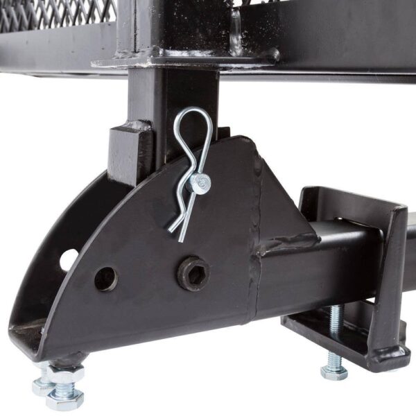 a0d0146cb3ea435aaea7d9064c90f4a3 SILVER SPRING SC400-V2 500 lbs. Capacity Hitch-Mounted Folding Steel Wheelchair or Scooter Carrier with 42 in. L Ramp