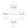 Storkcraft Modern Pacific Pebble Gray 4-in-1 Convertible Crib
