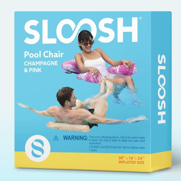 a1e5c9c3e68e418f99a200ffd7657338 SLOOSH Inflatable Pool Floats Adult,2 Packs Floating Lounge Chairs,Blow up Pool Noodles for Adult Heavy Duty,Floating Chair for Party Summer Water Beach Lake Fun