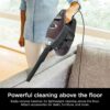 HV322 Rocket Deluxe Pro Corded Stick Vacuum with LED Headlights, XL Dust Cup, Lightweight, Perfect for Pet Hair Pickup, Converts to a Hand Vacuum, with Pet Attachments, Bordeaux/Silver