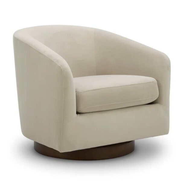 a243f2dc5d224910b4e356626066f3fb Upholstered Swivel Barrel Chair