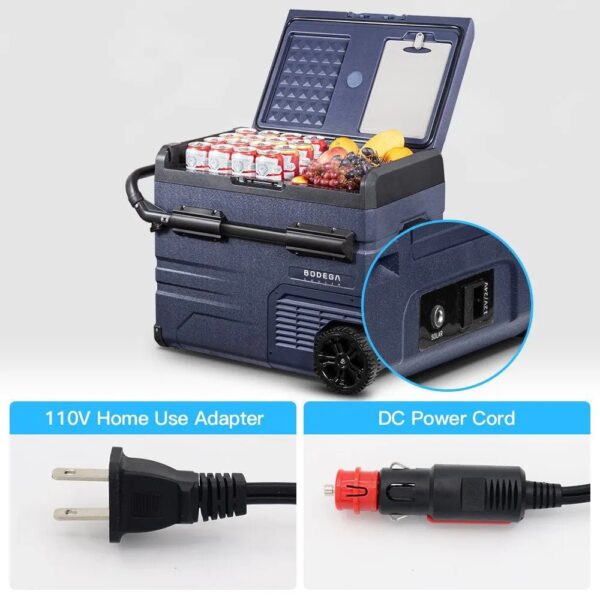 a272a906c99b49abb82a68b7db74d9d2 12 Volt 37 Qt. Portable Car Refrigerator, Car Freezer for Outdoor, Camping, Travel, RV,APP Control