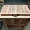 All Weather 48 Quart Antiqued Cedar Cooler Stand with Brass Drain, Bottle Opener and Cap Catcher, Beer Cooler.