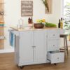 Hardy Solid Wood Kitchen Cart