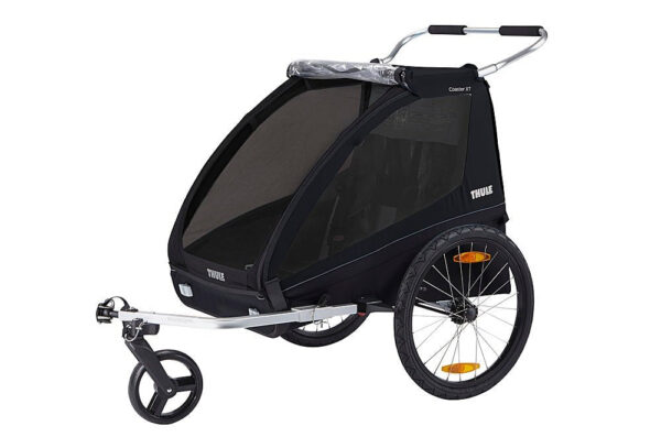 a2b50ad59bd749d1a6c9fbce04c08ce5 2-Seat Bicycle Trailer and Stroller – Black