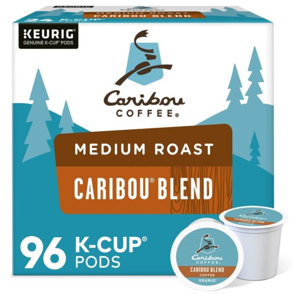 a323207c8ac34d6d81836d3fd94fdb05 Caribou Coffee Caribou Blend, Single-Serve K-Cup Pods, Medium Roast Coffee, 24 Count (Pack of 4)