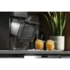 Countertop Nugget Ice Maker | Ice Machine with WiFi Connectivity | Smart Home Kitchen Essentials | Black Stainless