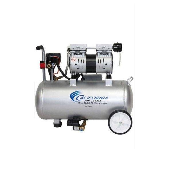 California Air Tools 8 Gal. 1 HP 120 PSI Ultra Quiet and Oil-Free Electric Horizontal Tank Air Compressor with Automatic Drain