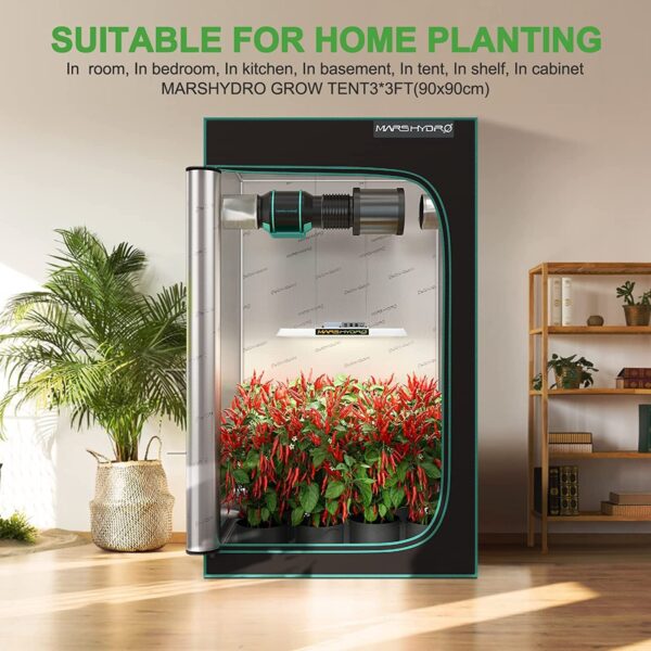 Grow Tent Kit Complete Grow Light Full Spectrum Indoor Grow Tent Kit